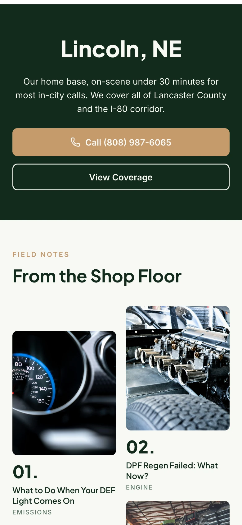 Lincoln coverage section